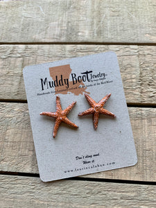 Starfish Mud Stud earrings
