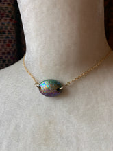 Muddy-Gras Small Oval Necklace