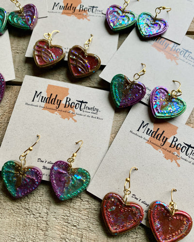 My Muddy Valentine Sweetheart Earrings