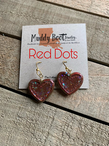 My Muddy Valentine Sweetheart Earrings