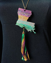 Muddy-Gras Tassel Pendants
